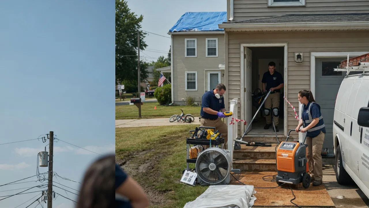 Water Damage Repair in North Fairfield, OH near me